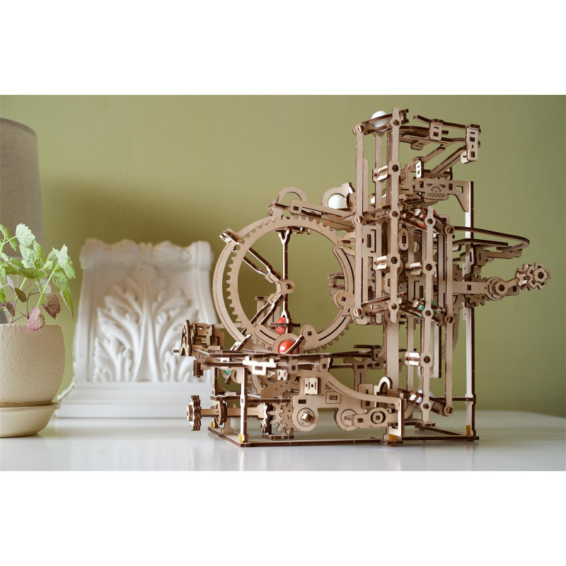 Marble Run Stepped Hoist Mechanical Model By Ugears