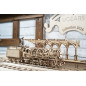Steam Locomotive with Tender - Mechanical 3D Puzzle