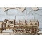Steam Locomotive with Tender - Mechanical 3D Puzzle