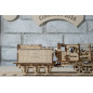 Steam Locomotive with Tender - Mechanical 3D Puzzle