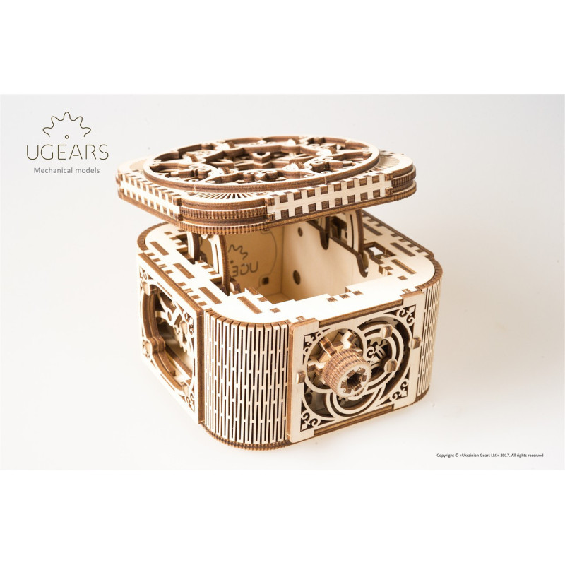 Wooden Treasure Box Unique Wooden Mechanical 3d Puzzles by Ugears
