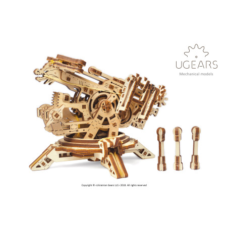 Archballista Tower - Unique Wooden Mechanical Model by Ugears