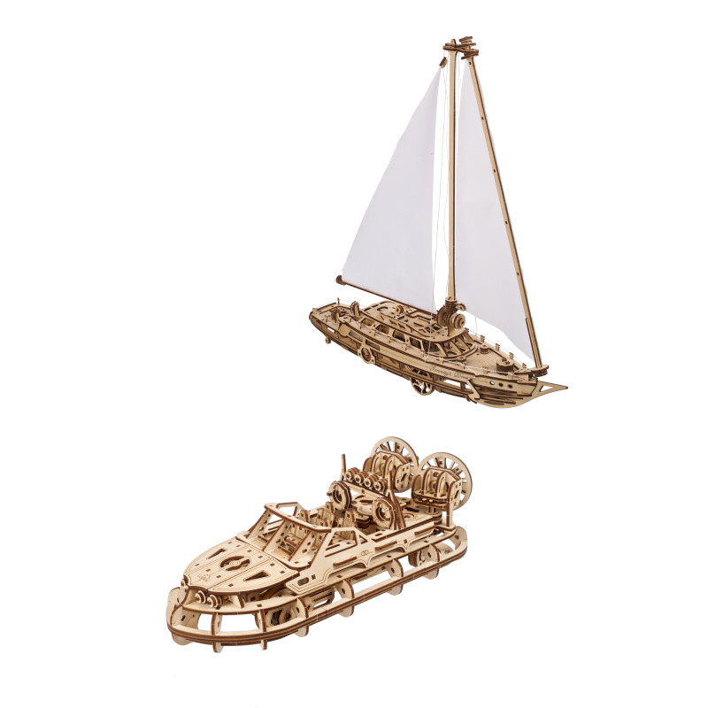 2-in-1 Bundle: Serenity's Dream yacht and Rescue Hovercraft