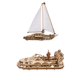 2-in-1 Bundle: Serenity's Dream yacht and Rescue Hovercraft