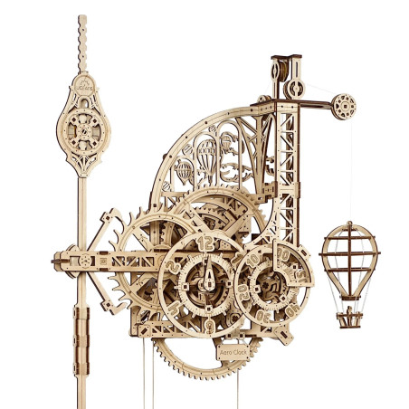 Aero Clock Mechanical Model by Ugears