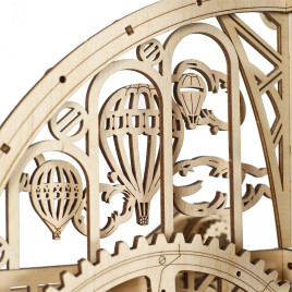 Aero Clock Mechanical Model by Ugears