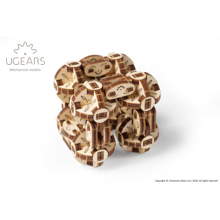 Flexi Cubus  - Unique Wooden Mechanical 3d Puzzles by Ugears