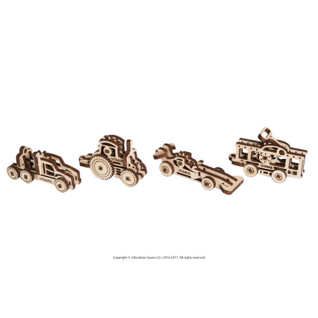 U-Fidget Vehicles - Anti stress 3D Puzzles