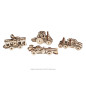 U-Fidget Vehicles - Anti stress 3D Puzzles