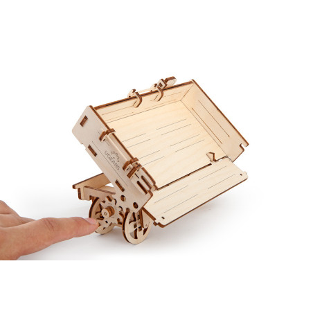 Tractors Trailer  - Unique Wooden Mechanical 3d Puzzles by Ugears