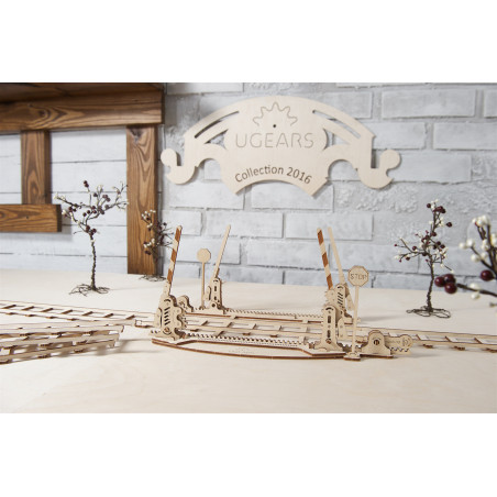 Rails with Crossing - Mechanical 3D Puzzle