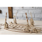 Rails with Crossing - Mechanical 3D Puzzle Rails with Crossing - Mechanical 3D Puzzle