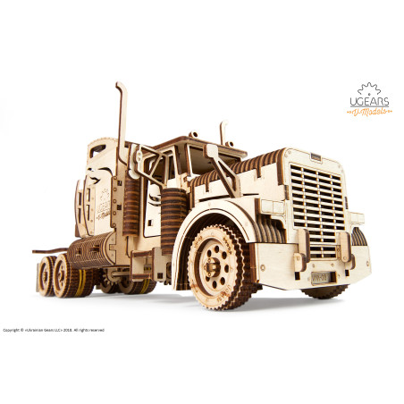 Heavy Boy Truck VM-03 - Unique Wooden Mechanical Model by Ugears