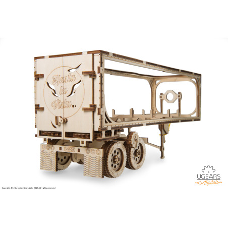Heavy Boy Trailer - Unique Wooden Mechanical Model by Ugears