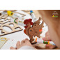 Cockerel - Colouring 3D Puzzle Cockerel - Colouring 3D Puzzle