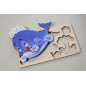 Whale - Colouring 3D Puzzle Whale - Colouring 3D Puzzle