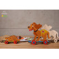 Kitten and Puppy - Colouring 3D Puzzle