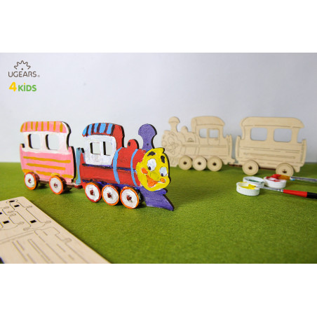 Locomotive - Colouring 3D Puzzle