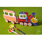 Locomotive - Colouring 3D Puzzle Locomotive - Colouring 3D Puzzle