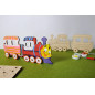 Locomotive - Colouring 3D Puzzle Locomotive - Colouring 3D Puzzle
