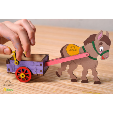 Donkey - Colouring 3D Puzzle