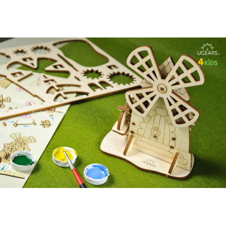 Mill - Colouring 3D Puzzle