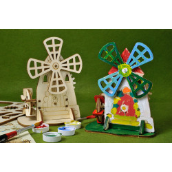 Mill - Colouring 3D Puzzle