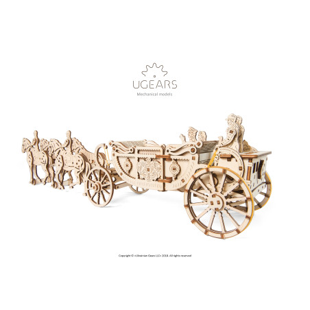 Royal Сarriage - Unique Wooden Mechanical Model by Ugears