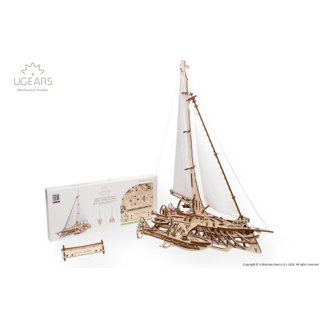 Trimaran Merihobus - Mechanical 3D Puzzle