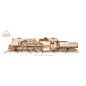 V-Express Steam Train with Tender - Mechanical 3D Puzzle V-Express Steam Train with Tender - Mechanical 3D Puzzle