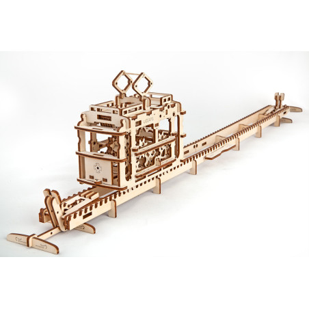 Tram with Rails - Mechanical 3D Puzzle