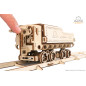 V-Express Steam Train with Tender - Mechanical 3D Puzzle V-Express Steam Train with Tender - Mechanical 3D Puzzle