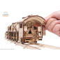 V-Express Steam Train with Tender - Mechanical 3D Puzzle V-Express Steam Train with Tender - Mechanical 3D Puzzle