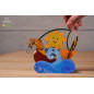 Sailboat - Colouring 3D Puzzle Sailboat - Colouring 3D Puzzle