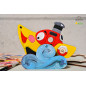 Steamboat - Colouring 3D Puzzle Steamboat - Colouring 3D Puzzle