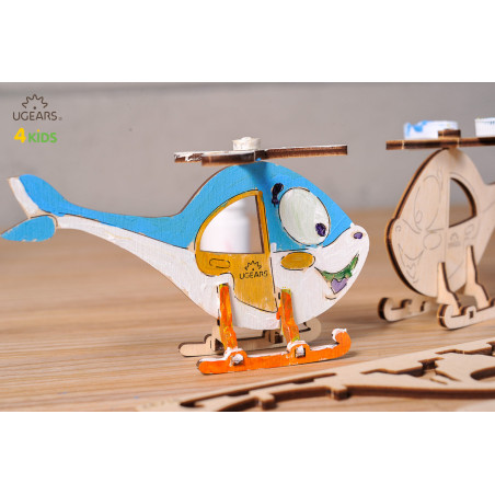Helicopter - Colouring 3D Puzzle