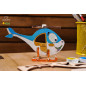 Helicopter - Colouring 3D Puzzle
