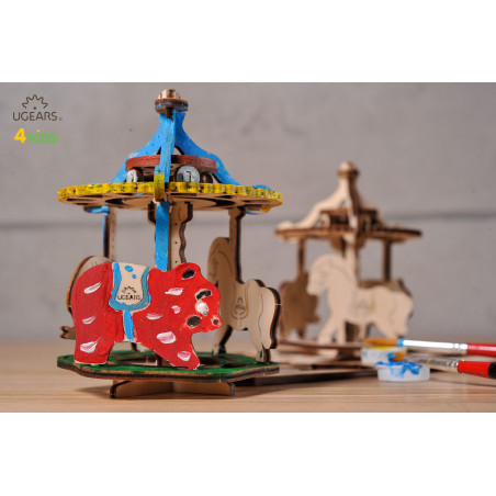 Merry Go Round - Colouring 3D Puzzle