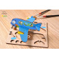 Airplane - Colouring 3D Puzzle Airplane - Colouring 3D Puzzle