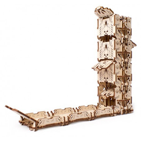 Modular Dice Tower - Wooden Mechanical Device for Tabletop Games