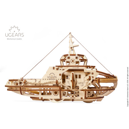 Tugboat - Mechanical 3D Puzzle by Ugears