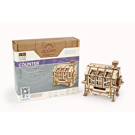 STEM Counter Unique Mechanical Model by Ugears