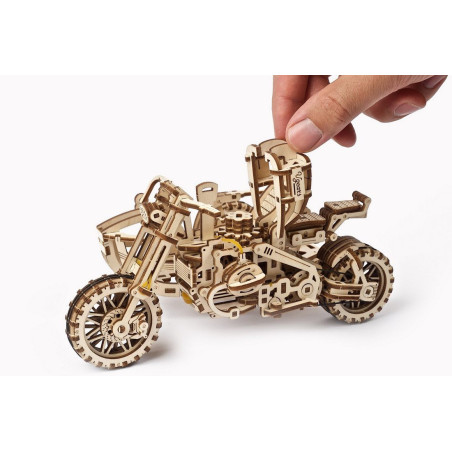 Scrambler UGR-10 Motor Bike with Sidecar - Mechanical 3D Puzzle