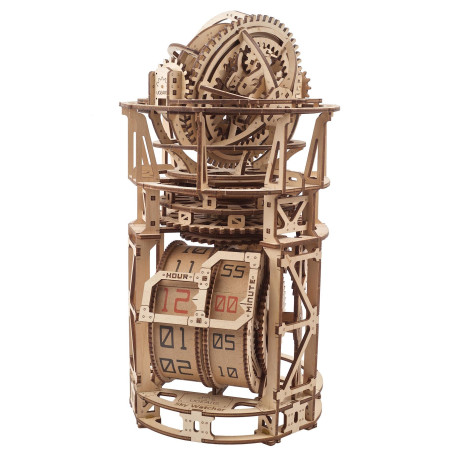 Sky Watcher Tourbillon Table Clock by Ugears - Mechanical 3D Puzzle