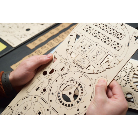 Sky Watcher Tourbillon Table Clock - Mechanical 3D Puzzle