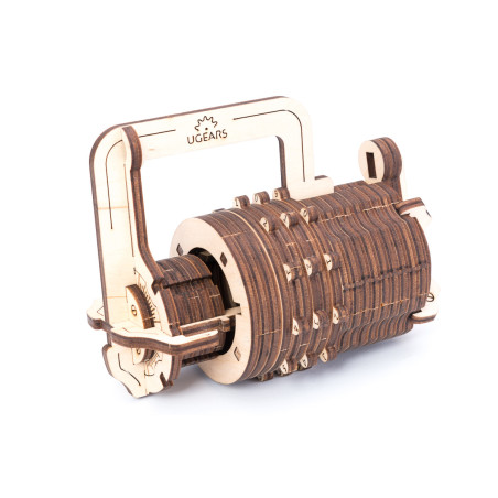 Mechanical Combination Lock - Unique Wooden Mechanical 3d Puzzles by Ugears