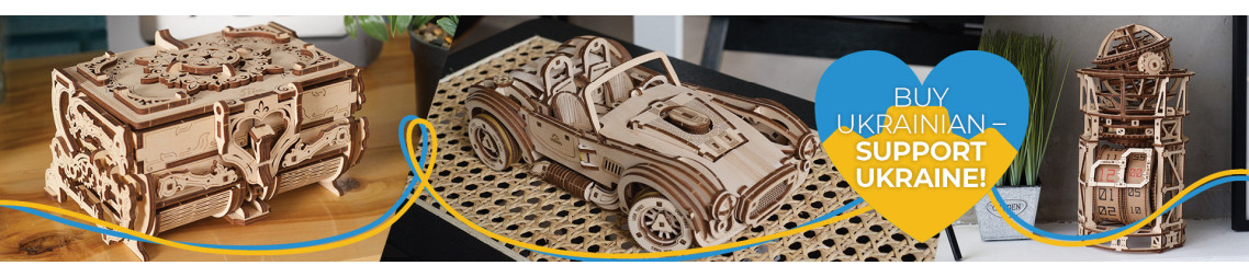 Mechanical wooden constructors, gifts and 3D puzzles in Ireland