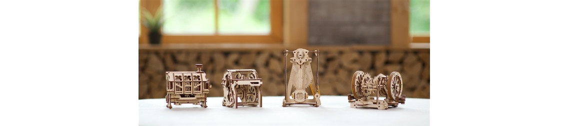 Mechanical wooden models 8+, gifts and 3D puzzles in Ireland