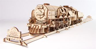 Ugears V-Express Steam Train With Tender